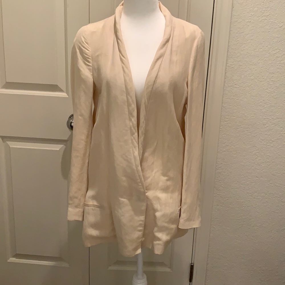 Zara Basic Linen Blazer